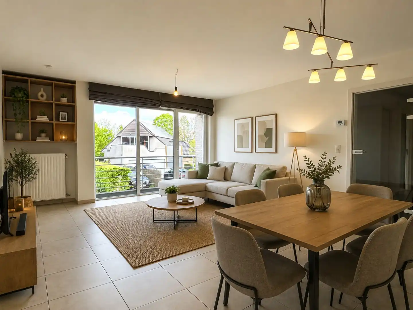 Energiezuinig 2-slaapkamer appartement inclusief staanplaats te koop in Kuurne naast de Groene Long foto 3