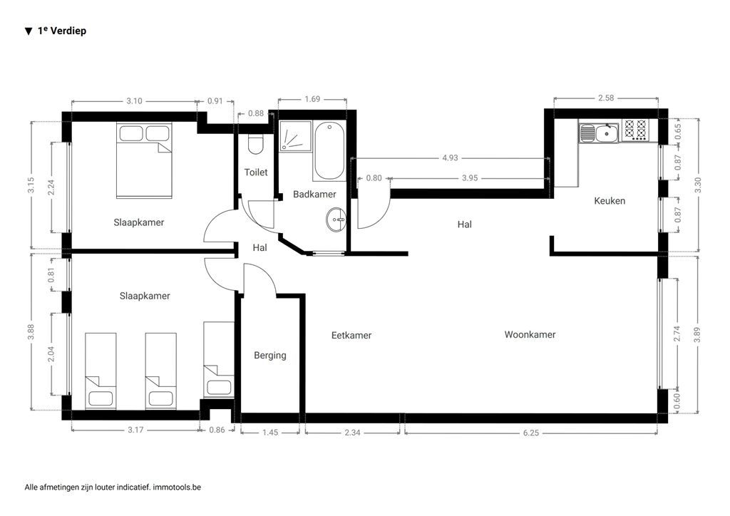 Appartement op toplocatie nabij Boelaarpark foto 13