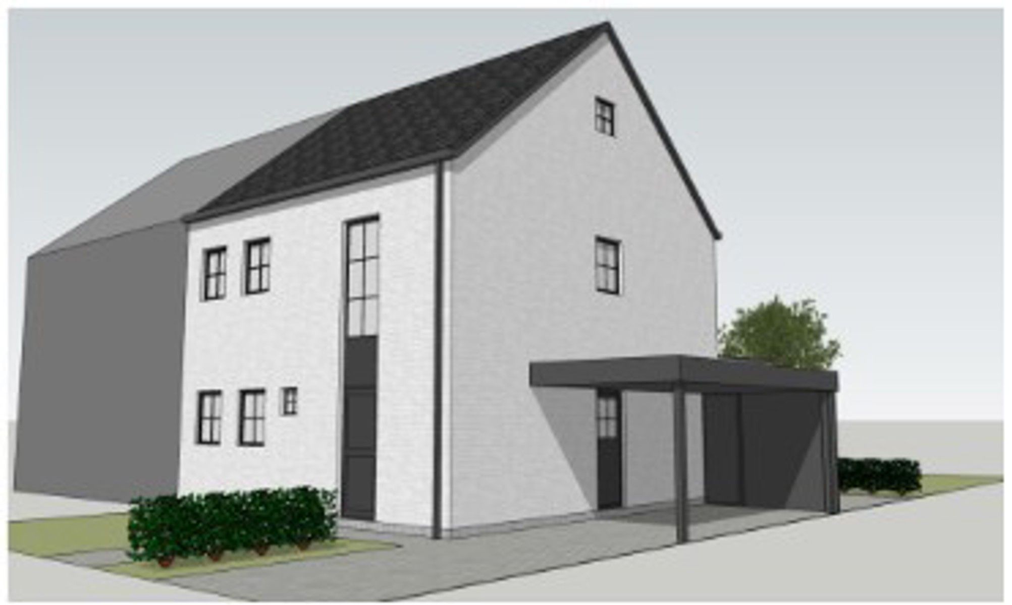 Bouwgrond voor halfopen bebouwing in rustige wijk foto {{pictureIndex}}