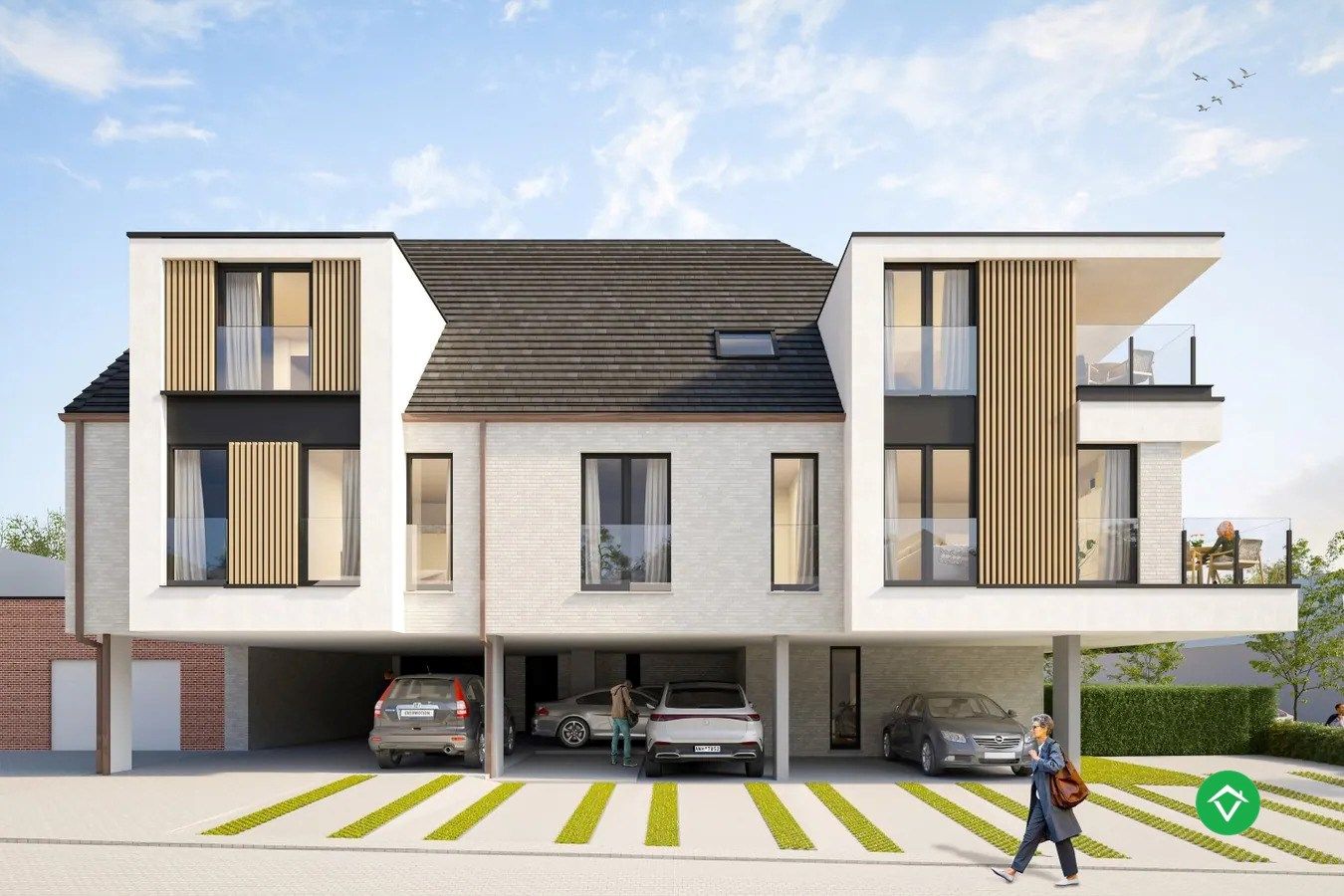 Nieuwbouwappartement met 2 slaapkamers en 1 terras in centrum Koekelare  foto 13