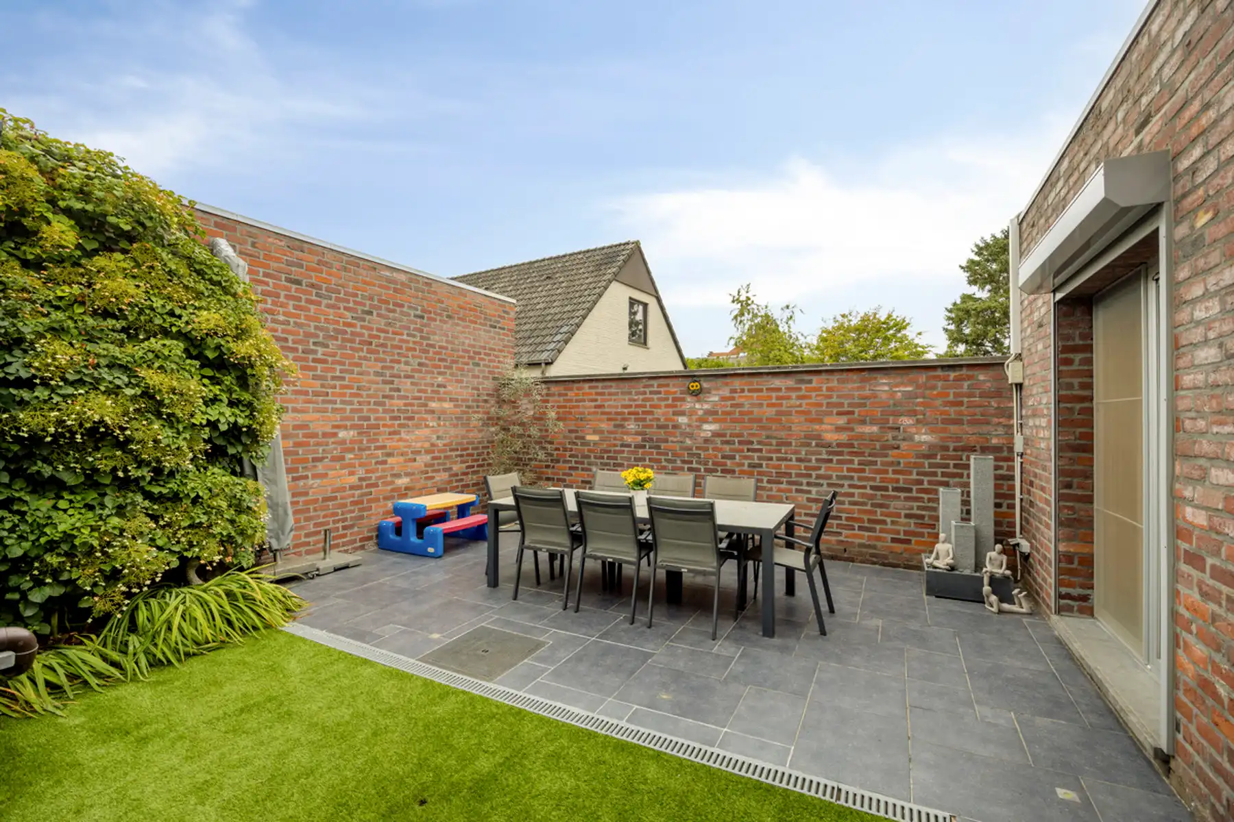 Gelijkvloers app met 3 slpkmrs en leuke tuin in Elewijt city foto 19