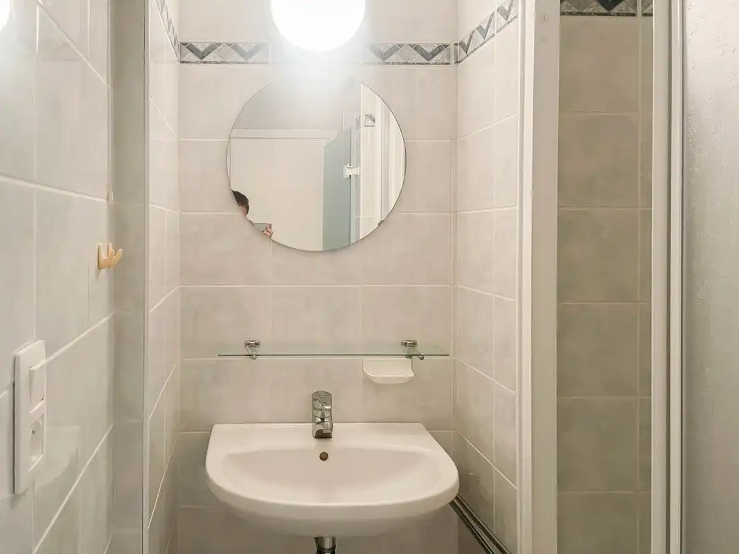 3 slaapkamer appartement in centrum koksijde bad foto 9