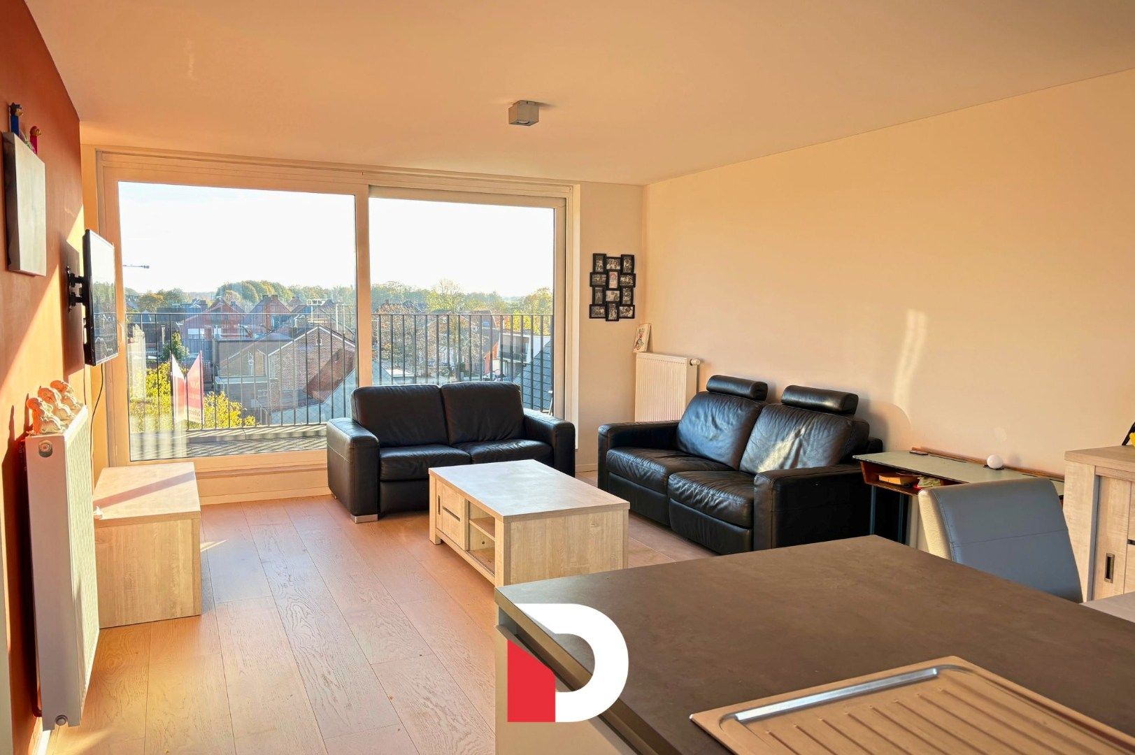 Duplex appartement met ruime terrassen en 2 slaapkamers te Beernem foto 2