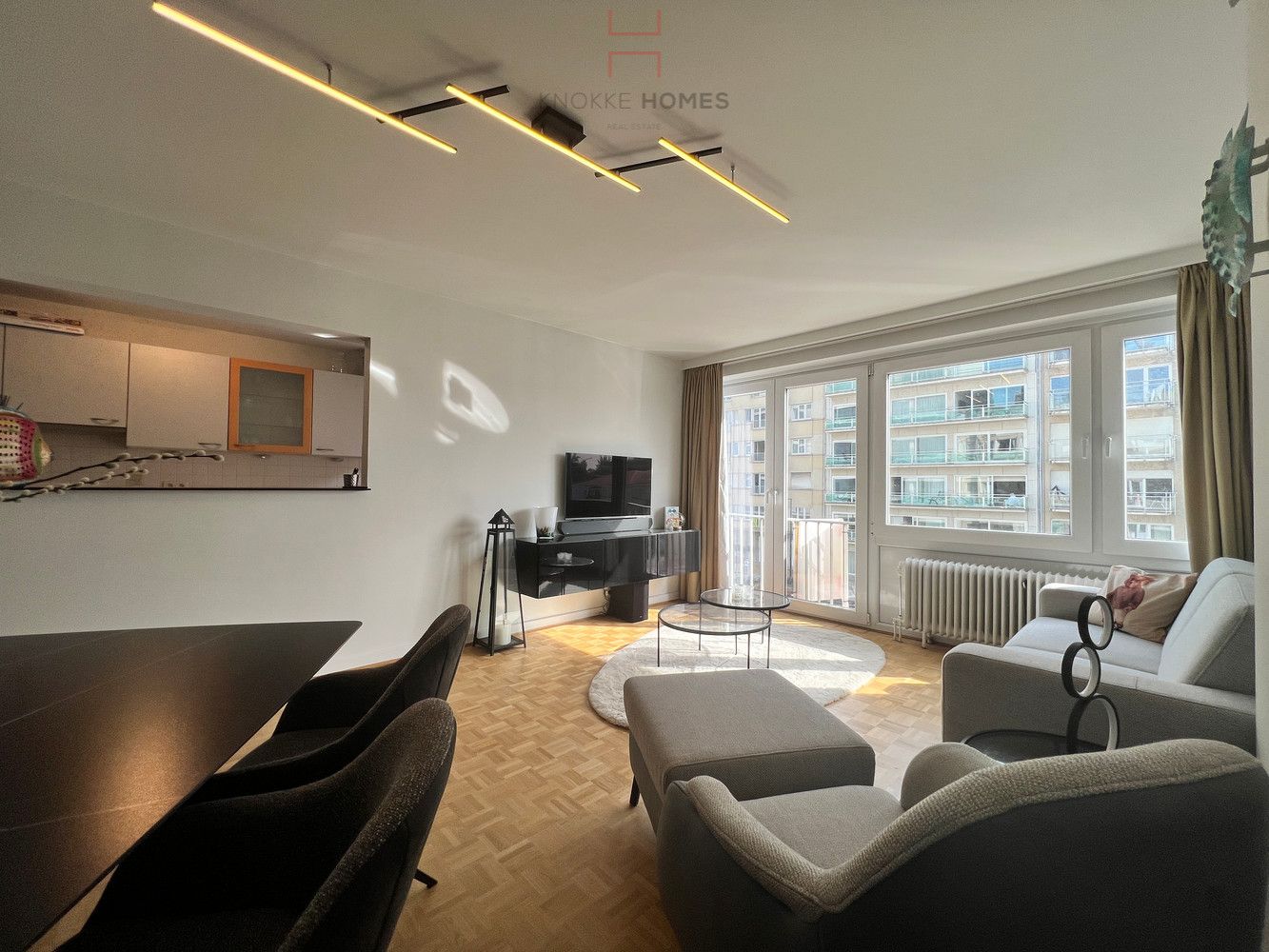 Instapklaar appartement met zijdelings zeezicht aan het Albertstrand in Knokke foto 6