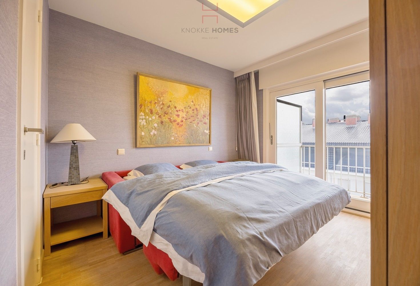 Stijlvol gemeubeld appartement met frontaal zeezicht in Duinbergen foto 15