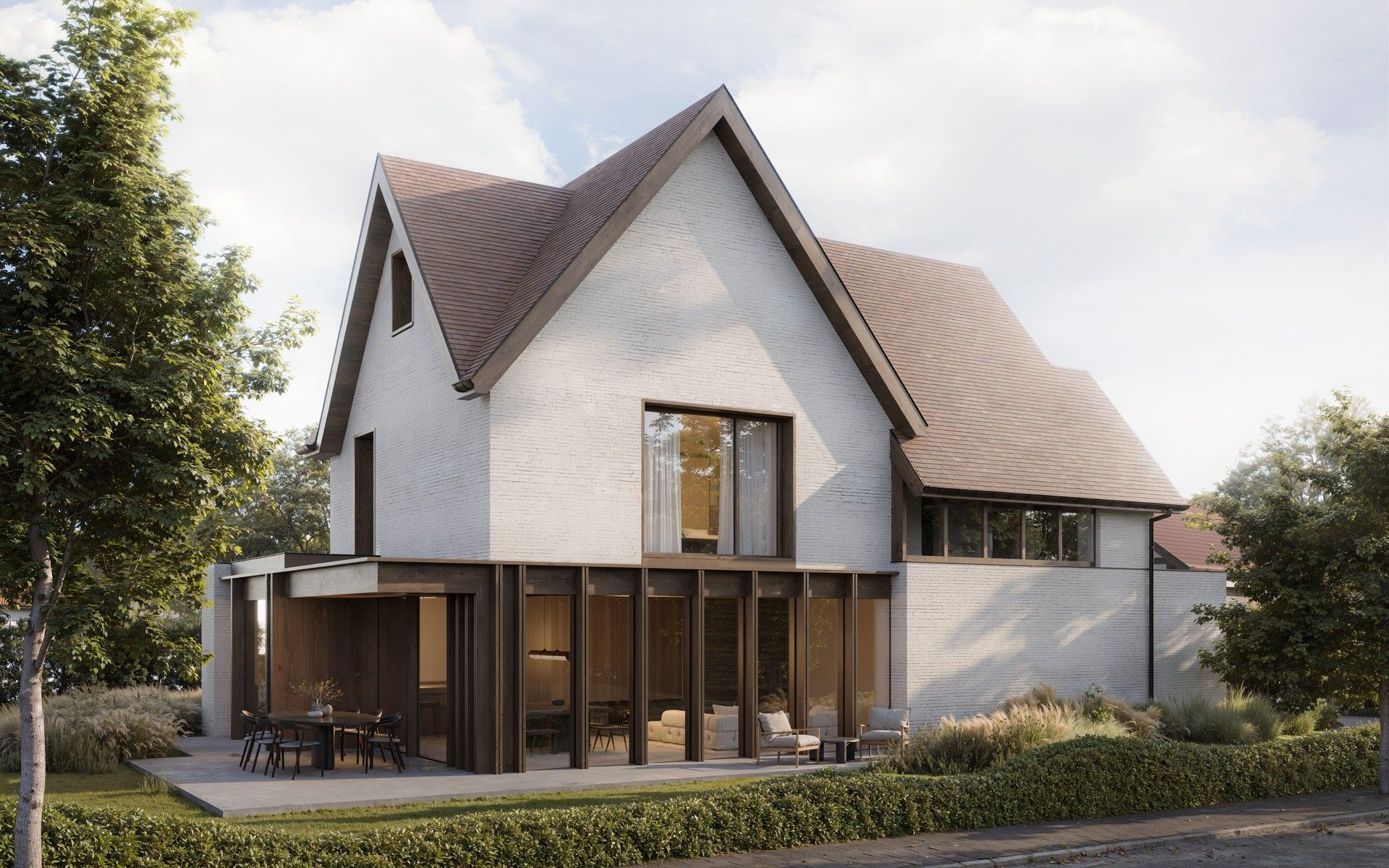 Exclusieve nieuwbouwvilla te Knokke Duinbergen foto {{pictureIndex}}
