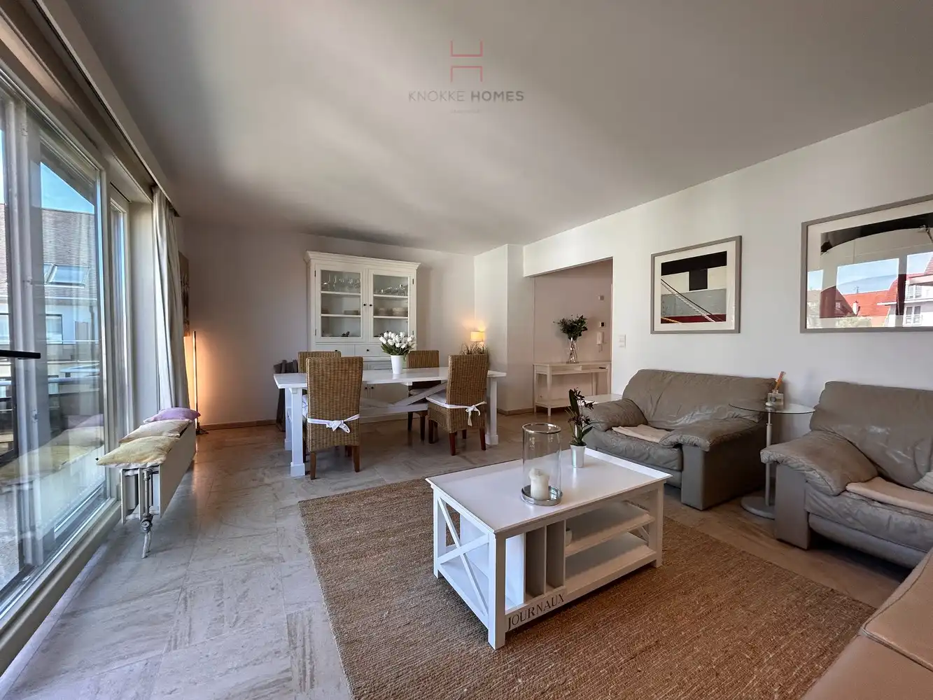 Lichtrijk en gemeubeld 2-slaapkamer appartement in Duinbergen foto 7