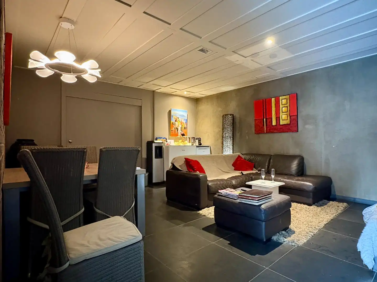 Multifunctioneel gebouw te koop (combinatie wonen & werken) - sauna en winkel - garage - 2 duplexappartementen foto 4