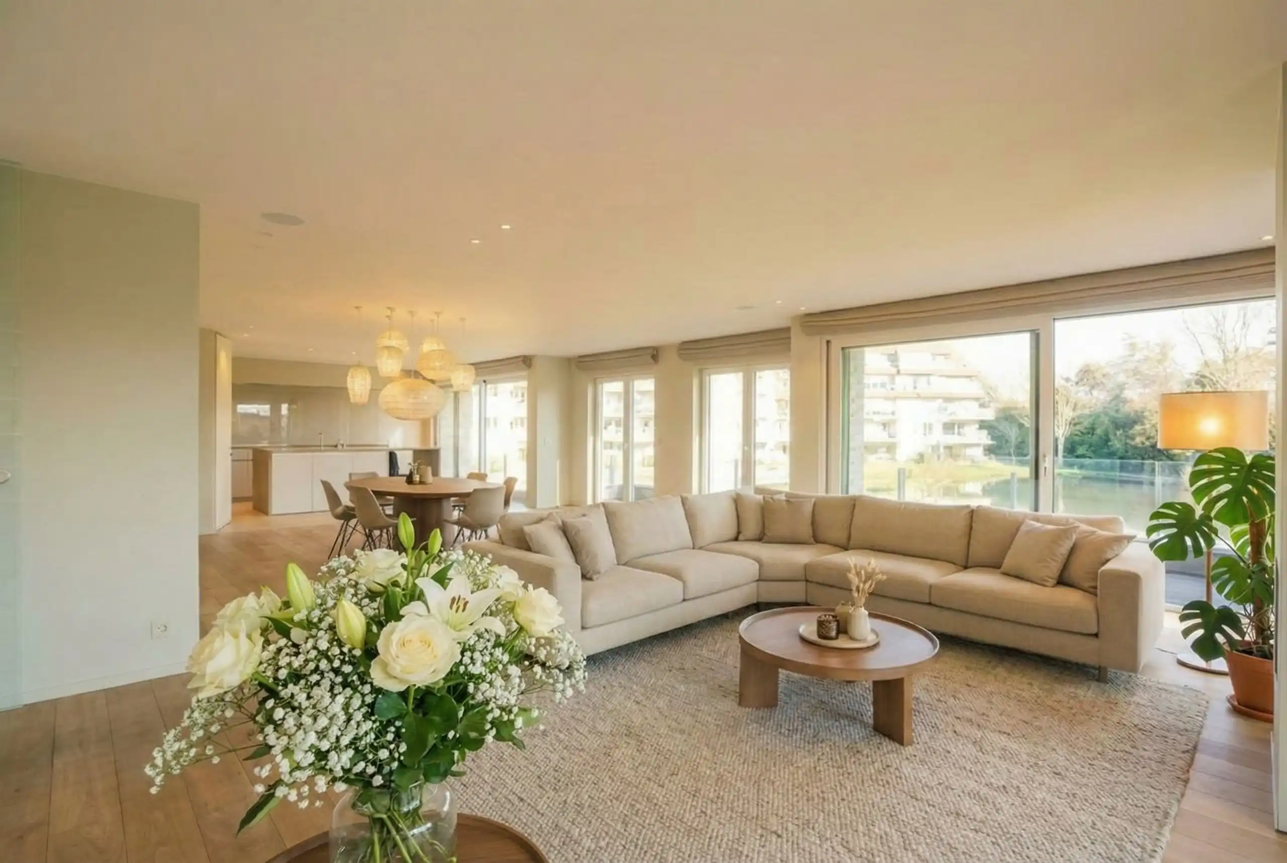 Zeldzame parel!  Klasse appartement met groen panorama foto 3