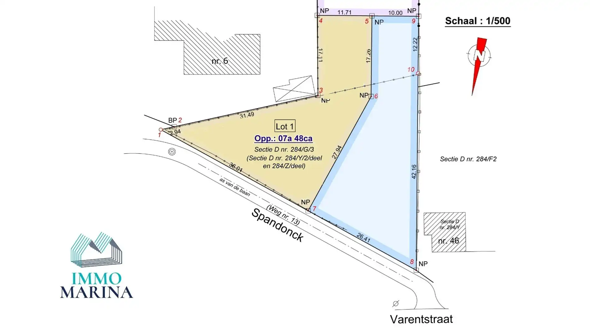 Mooi ZO-gericht perceel voor OB - 7a 48ca te Werchter foto 2