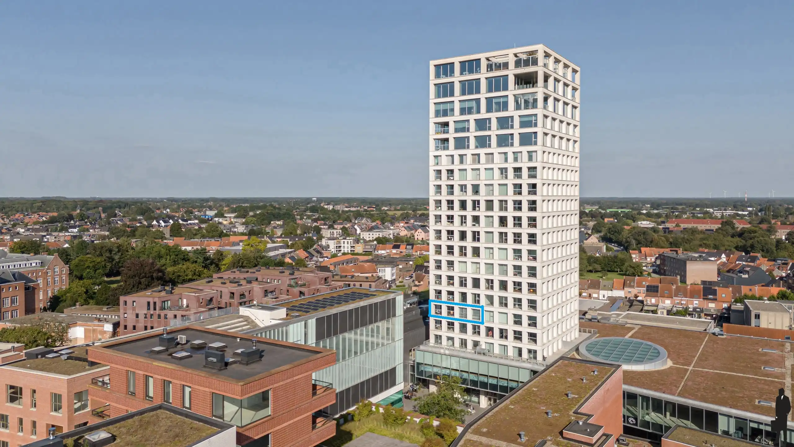 Luxe 2 slpk appartement met terras van 17m²  te Turnhout foto {{pictureIndex}}