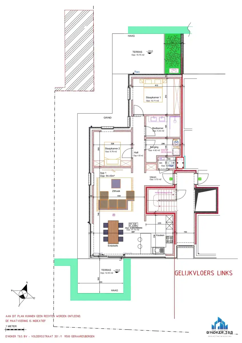 Ruim gelijkvloers appartement met 2 slaapkamers foto 5
