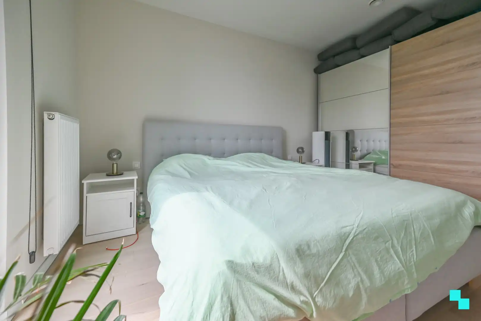 Nieuwbouw tweeslaapkamerappartement met garagebox in centrum Lendelede foto 20