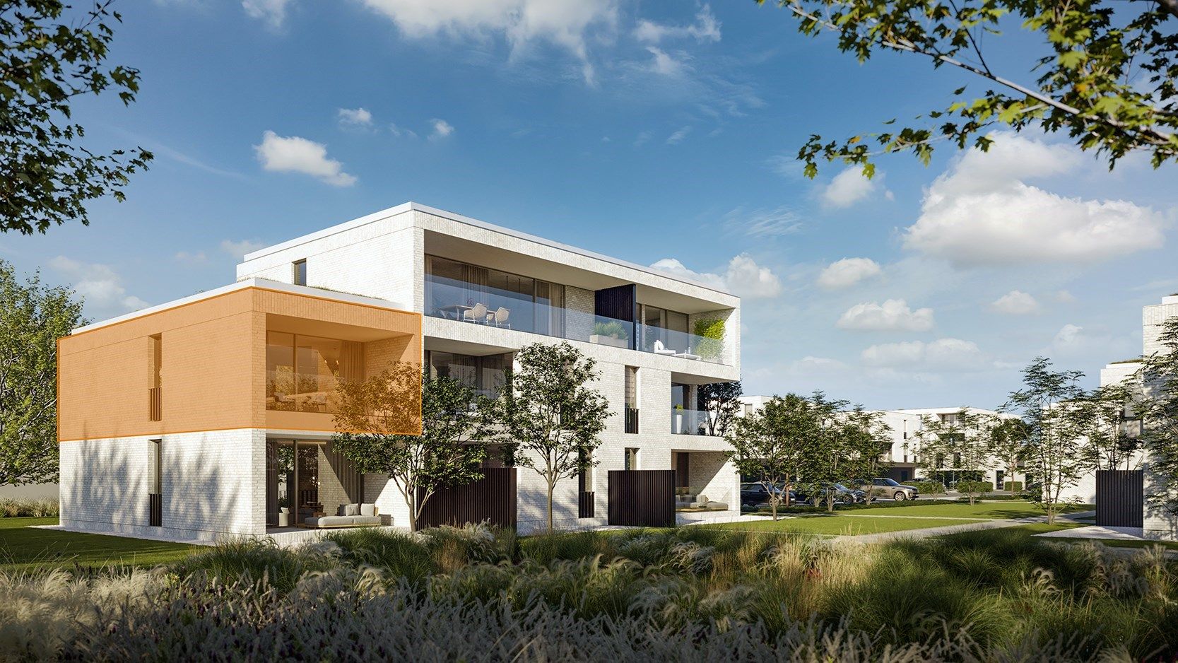 Nieuw, stijlvol, zonrijk en pure luxe - energiezuinig appartement met 2 slaapkamers en ZW-terras in Koersel foto {{pictureIndex}}