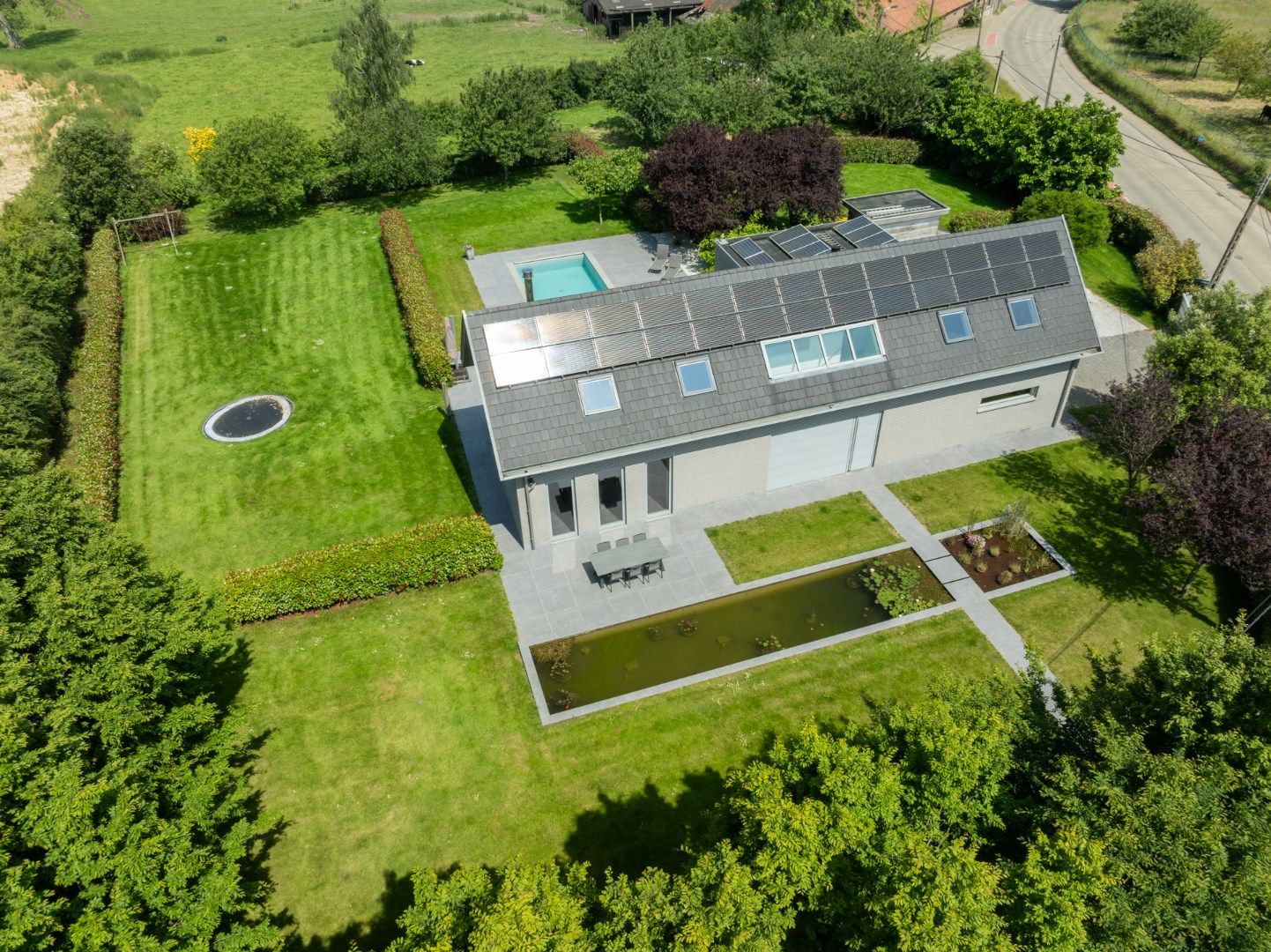 Zeldzaam! Landgoed 4035m² met quasi energie neutrale villa (322m²) te Opwijk foto 38