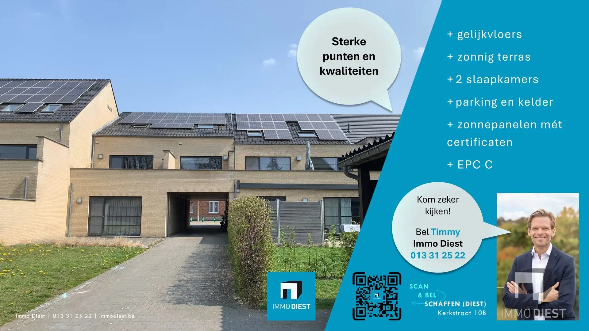 Gelijkvloers appartement met 2 slaapkamers en terras foto 17