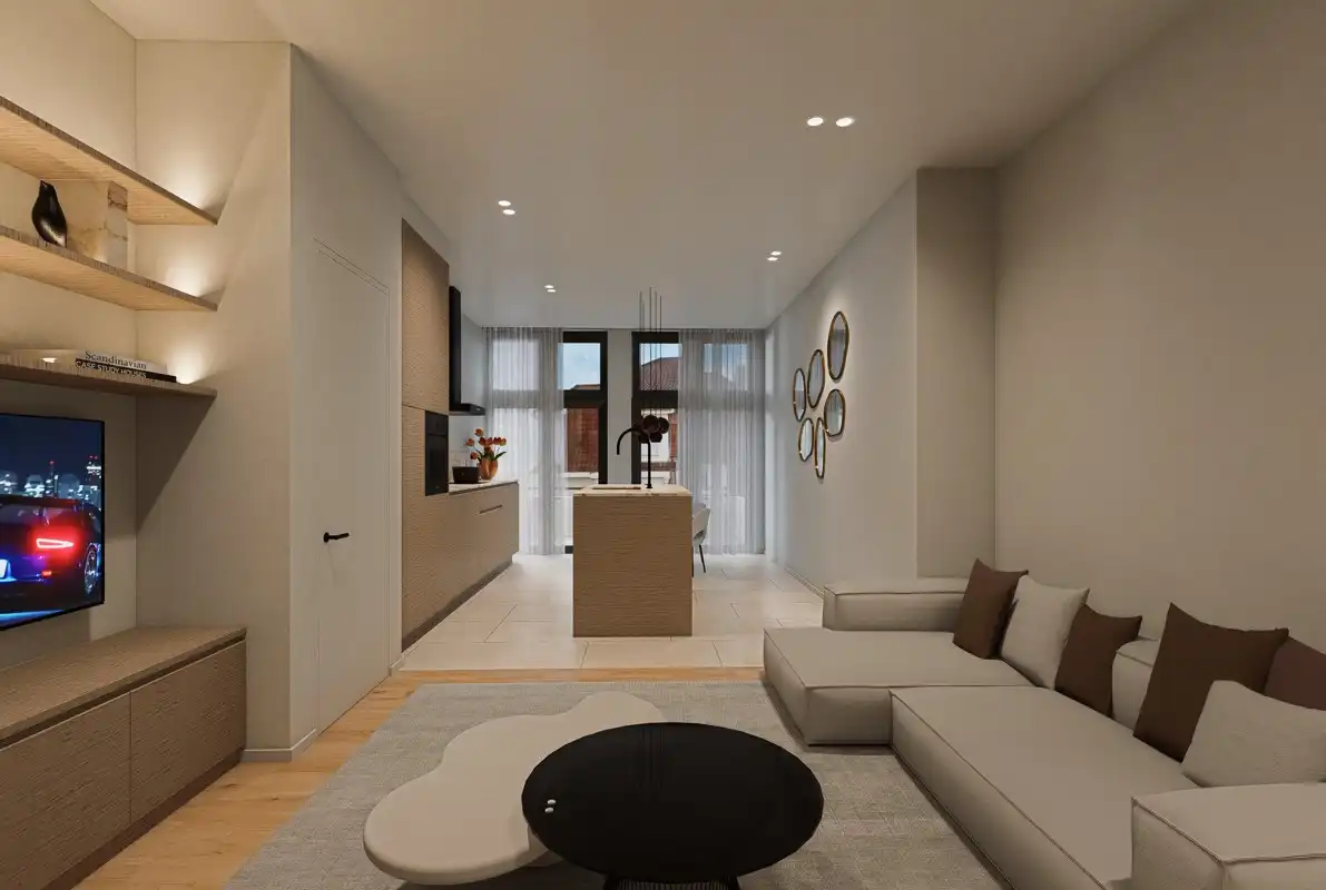 Nieuwbouw appartement met 1 slaapkamer nabij de zeedijk met aankoop mogelijkheid tot gargage! foto 3