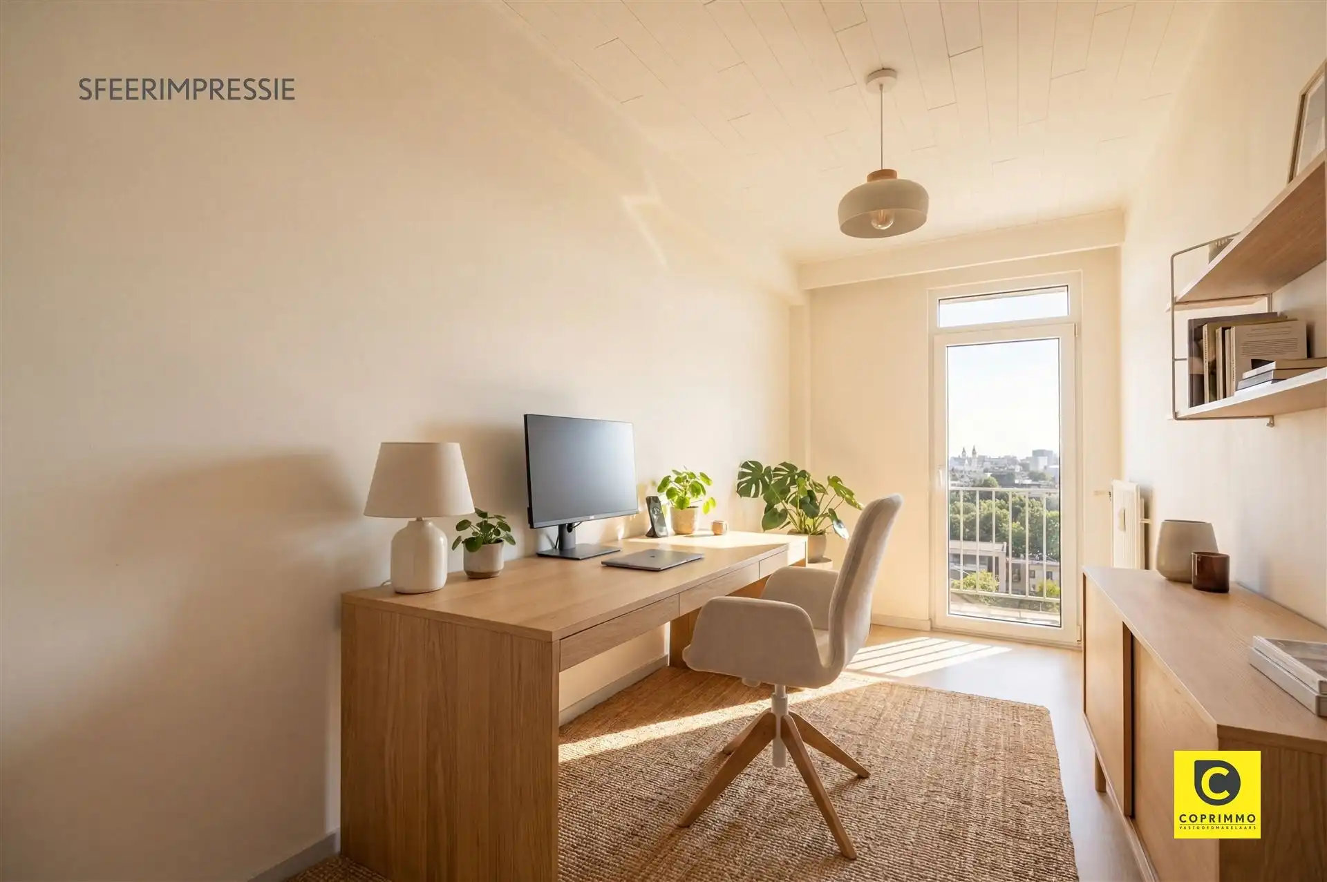 Lichtrijk 2 slaapkamer app + parking foto 9