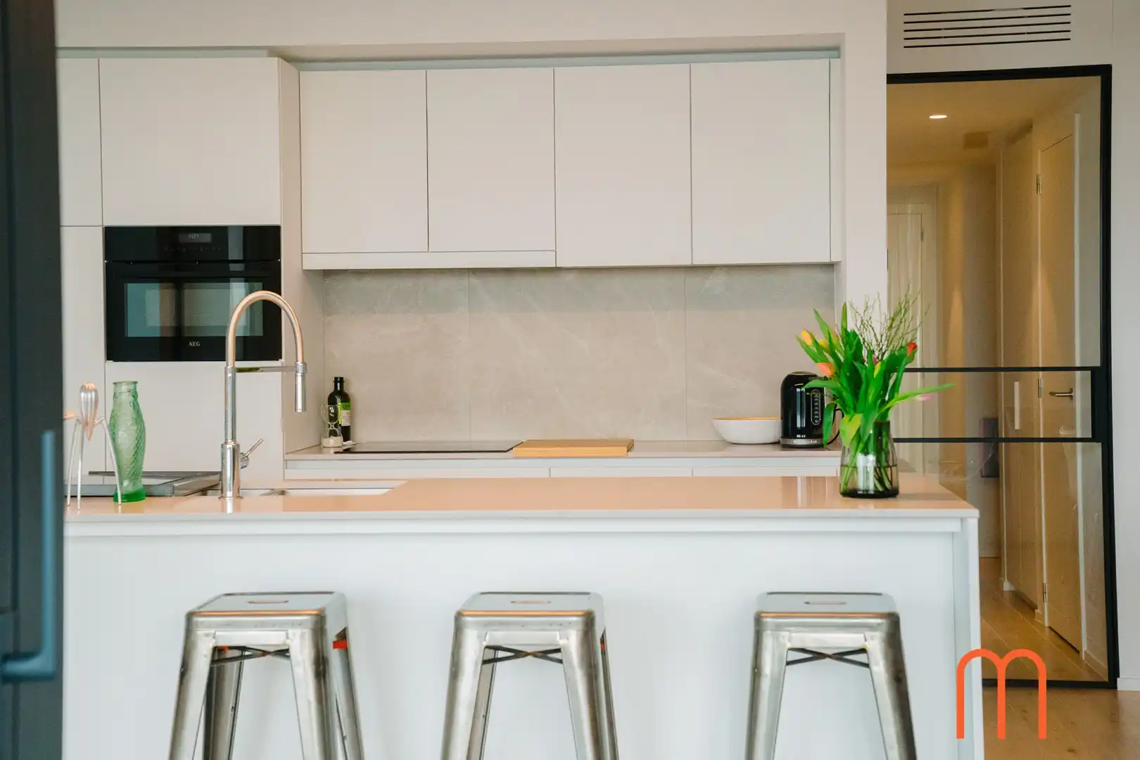 Luxe appartement met zee- en havenzicht in Ensor Tower – Oosteroever Oostende foto 6