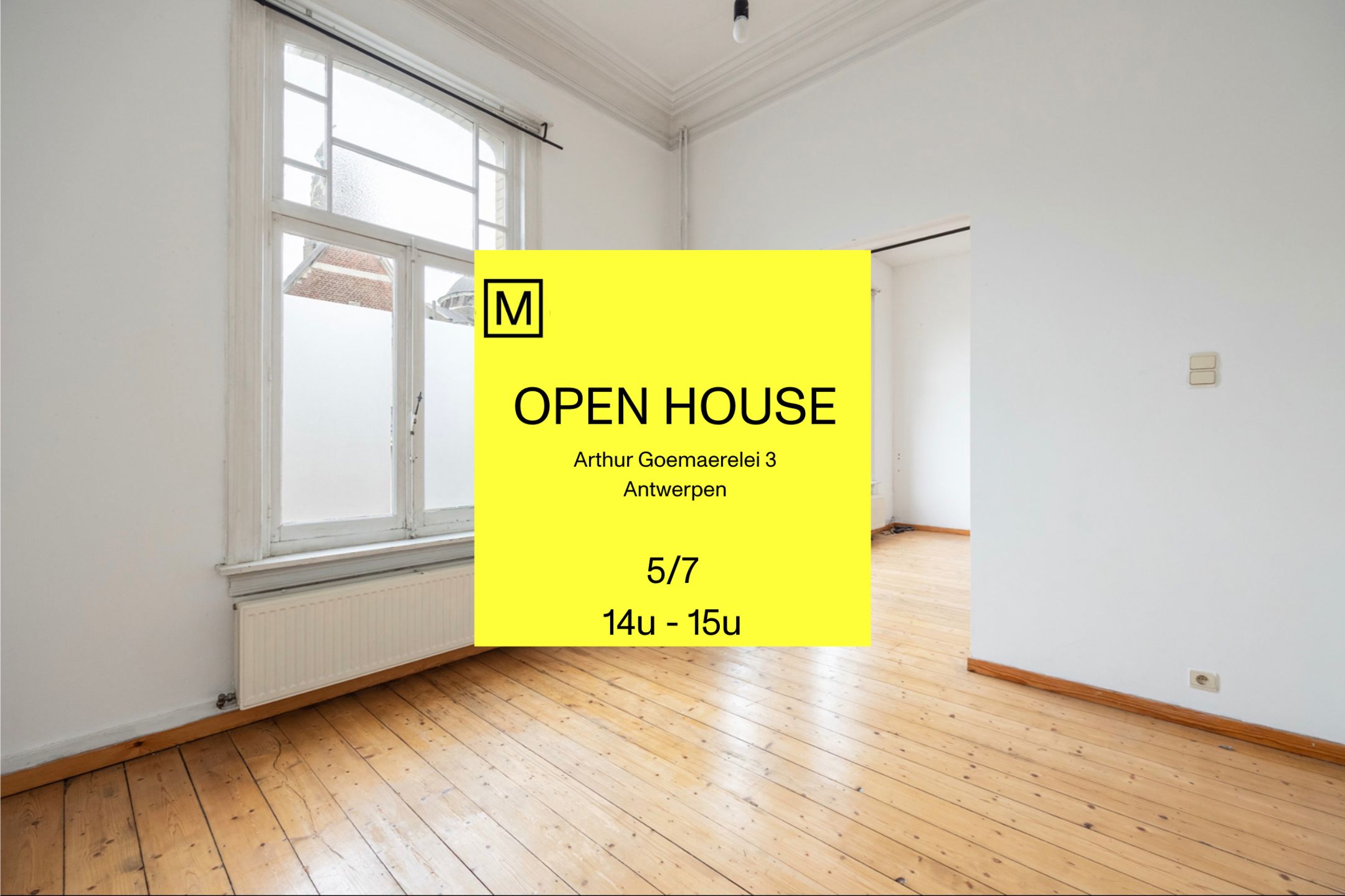 Hoofdfoto van de publicatie: OPEN HOUSE 5/7 - Charmante te renoveren herenwoning 