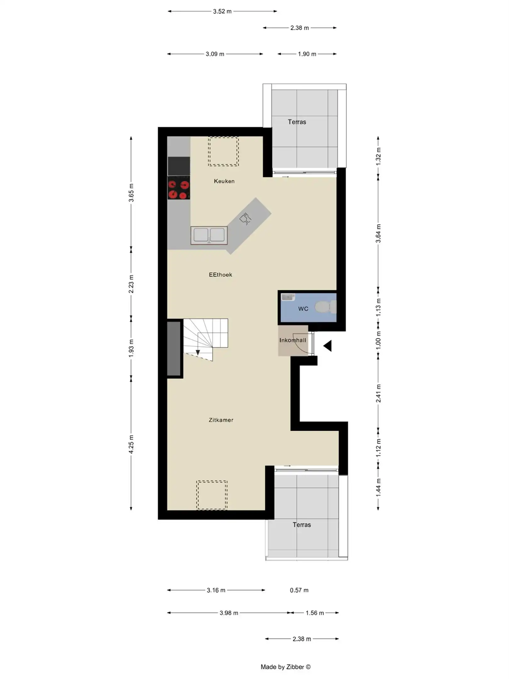 2 slk appartement met kelderberging en garage (optioneel) foto 37