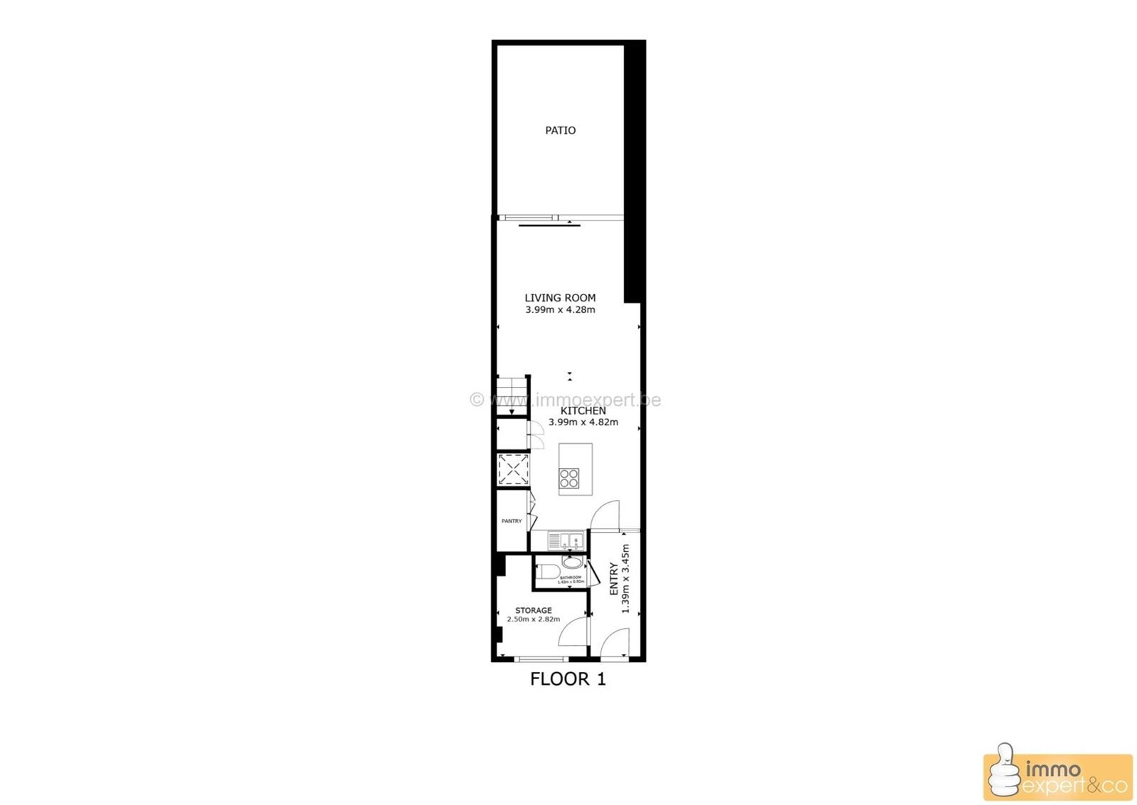 TERNAT: Woning met 2 slpks, pal in het centrum foto 19