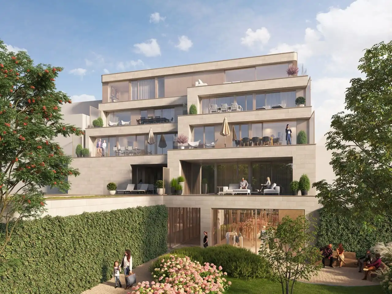 Nieuwbouwappartement met EPC A en terras in Wetteren te koop foto 5