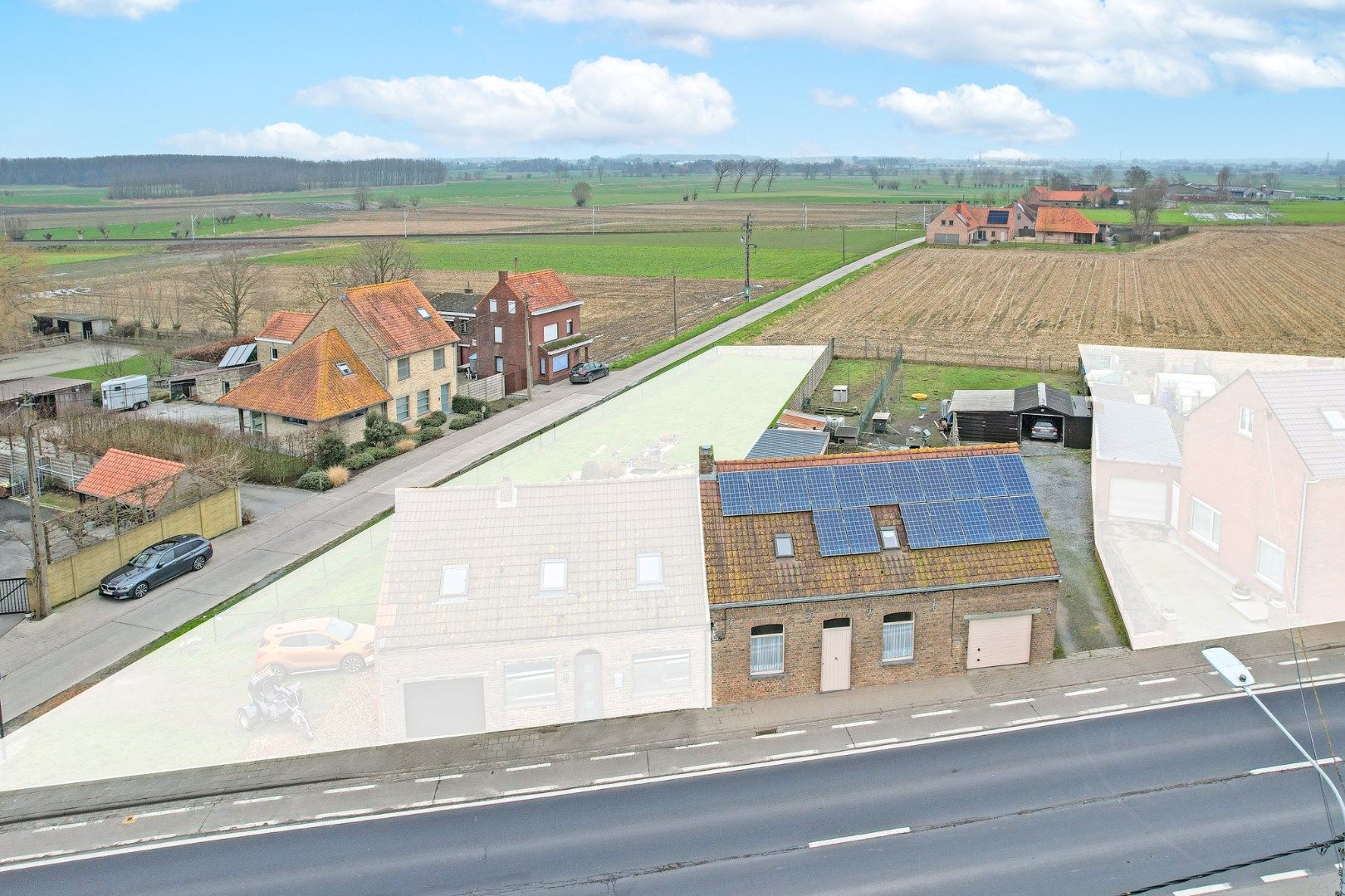 Hoofdfoto van de publicatie: Halfopen bebouwing met 3 slaapkamers op 861m² te Diksmuide!