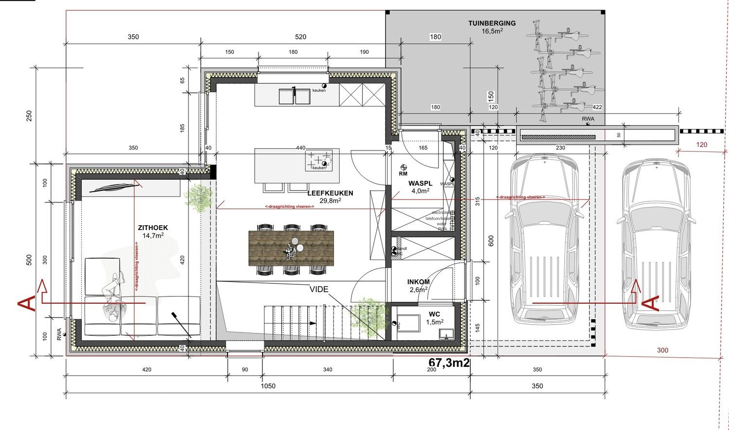 Moderne nieuwbouwwoning met zuidelijk georiënteerde tuin op een perceel van 559m² foto 4