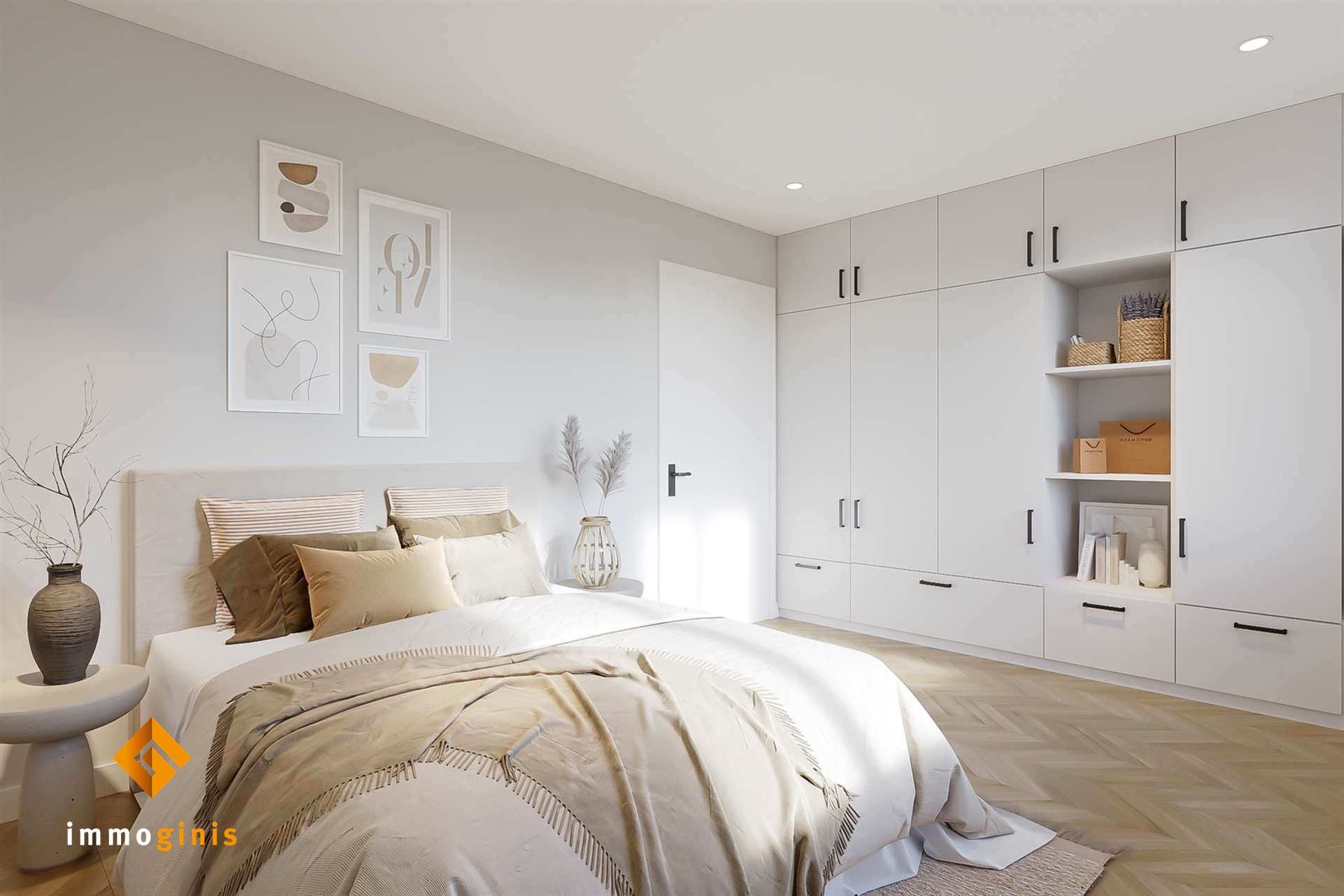 Gelijkvloers appartement met 2 slaapkamers en leuk tuintje. foto 7