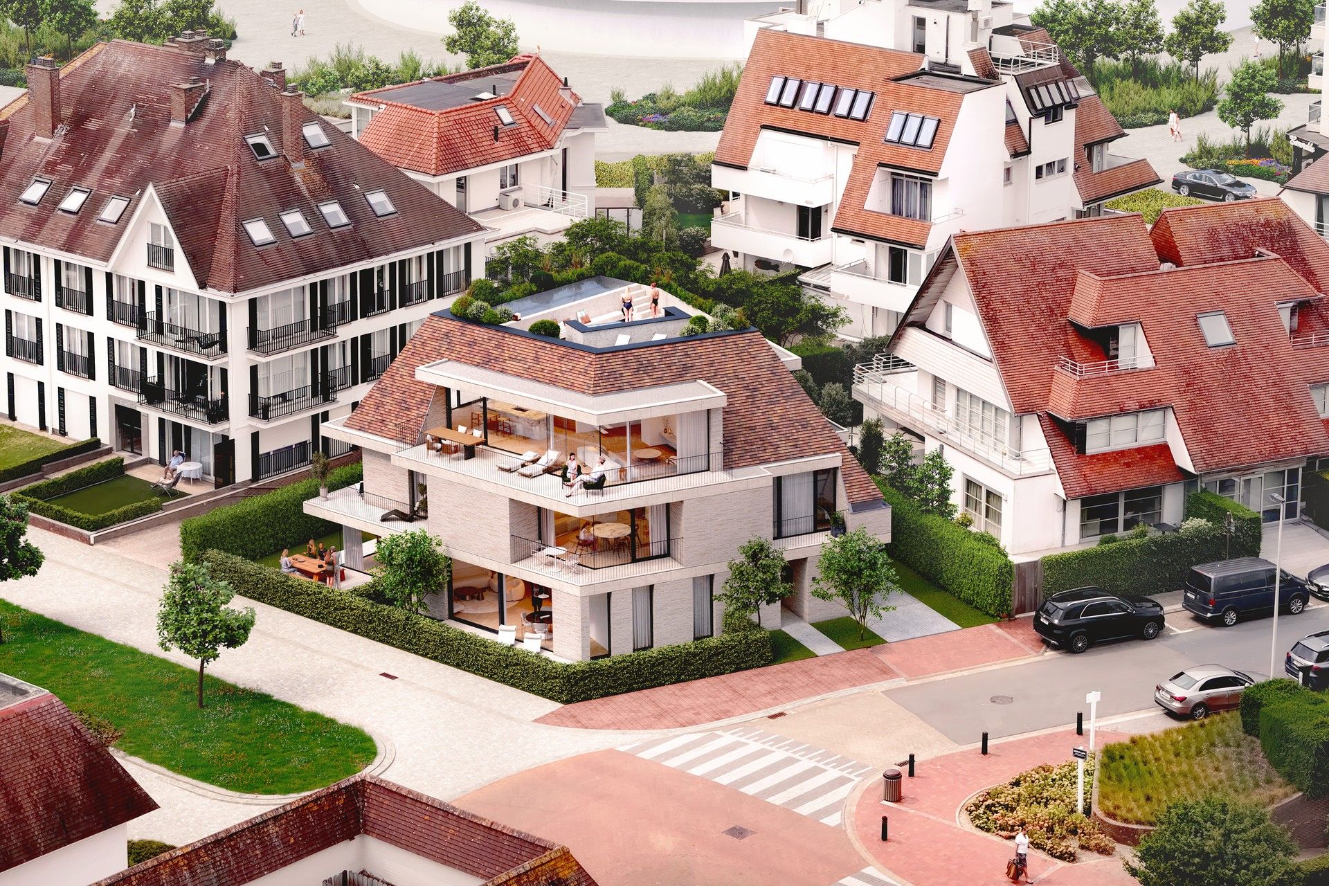 Exclusief penthouse op toplocatie in Knokke foto {{pictureIndex}}