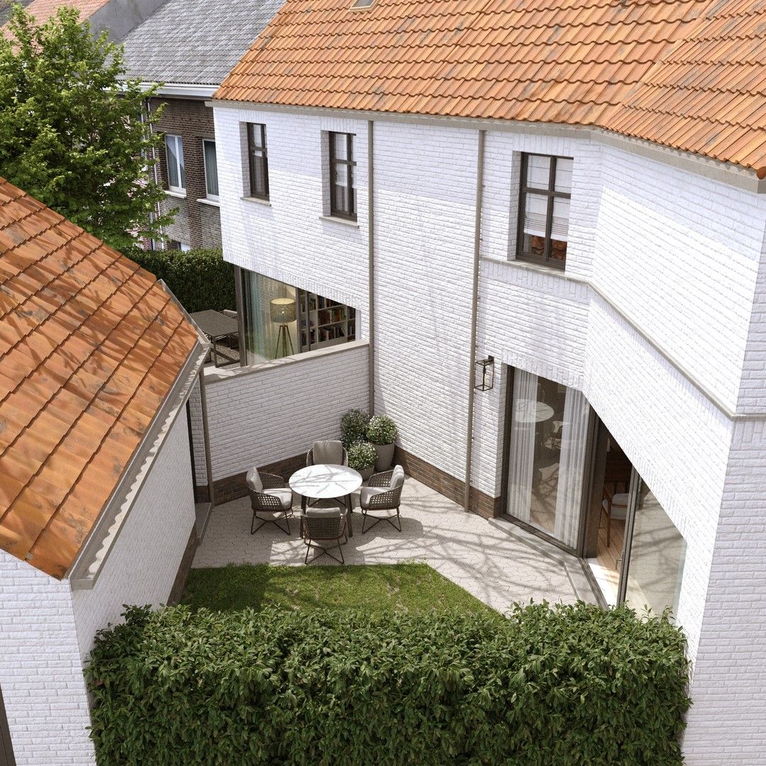 Nieuwbouw hoekwoning gelegen in het oude Knokke op wandelafstand van de groentenmarkt en de winkels foto 3