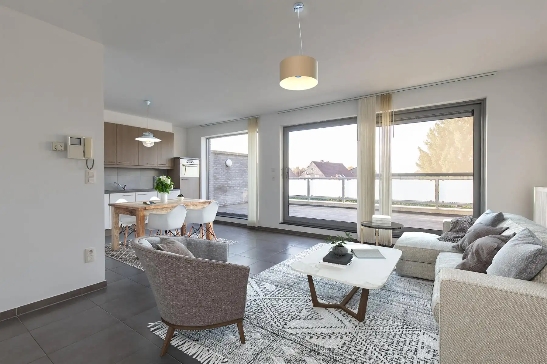 Lichtrijk appartement met groot terras  foto 4