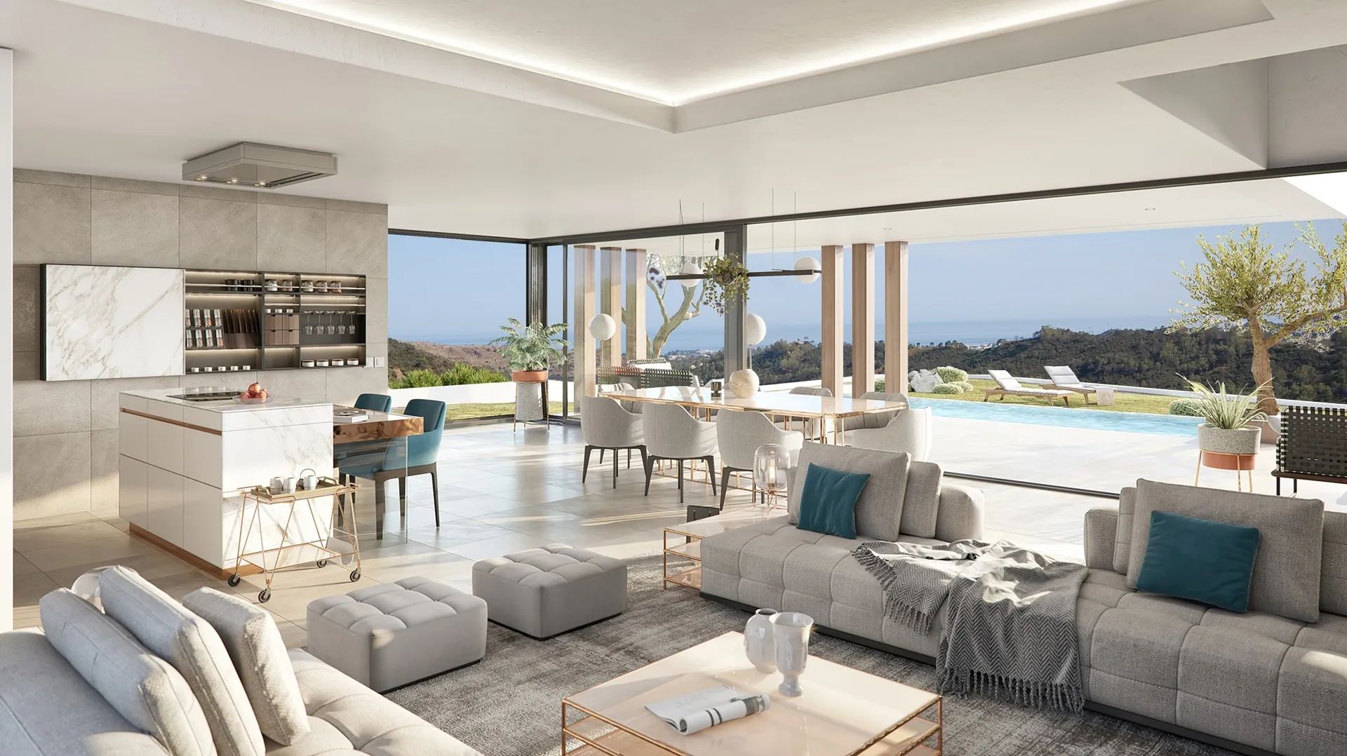 Tijdloze elegantie aan de Costa del Sol: villa met privacy, natuur en panoramisch zicht foto 2