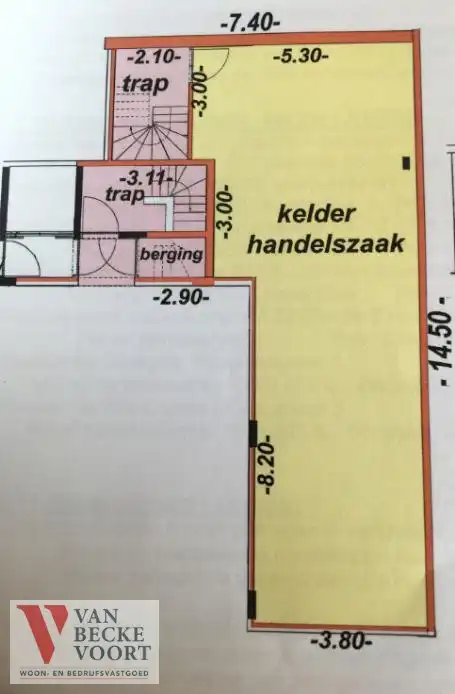 Handelsgelijkvloers 148m² + kelder 65m² foto 16