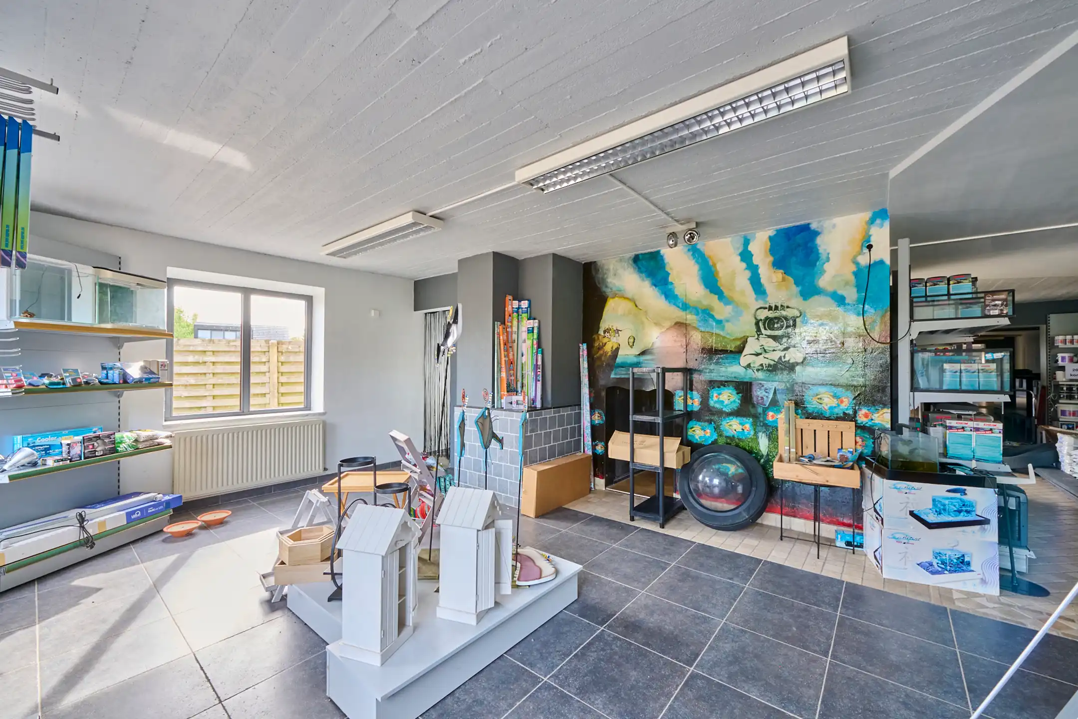 Ruim handelspand met woonst (3slpk)- zwemvijver  - diverse mogelijkheden !  foto 4