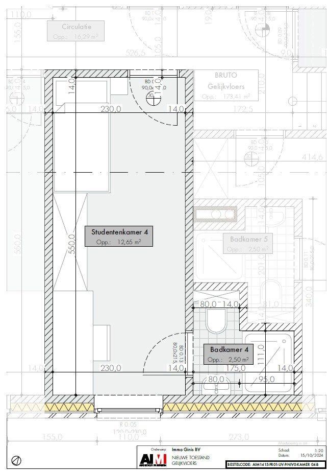 Nieuwbouw 19 studentenkamers - Unieke investeringskans in het hart van Geel foto 6