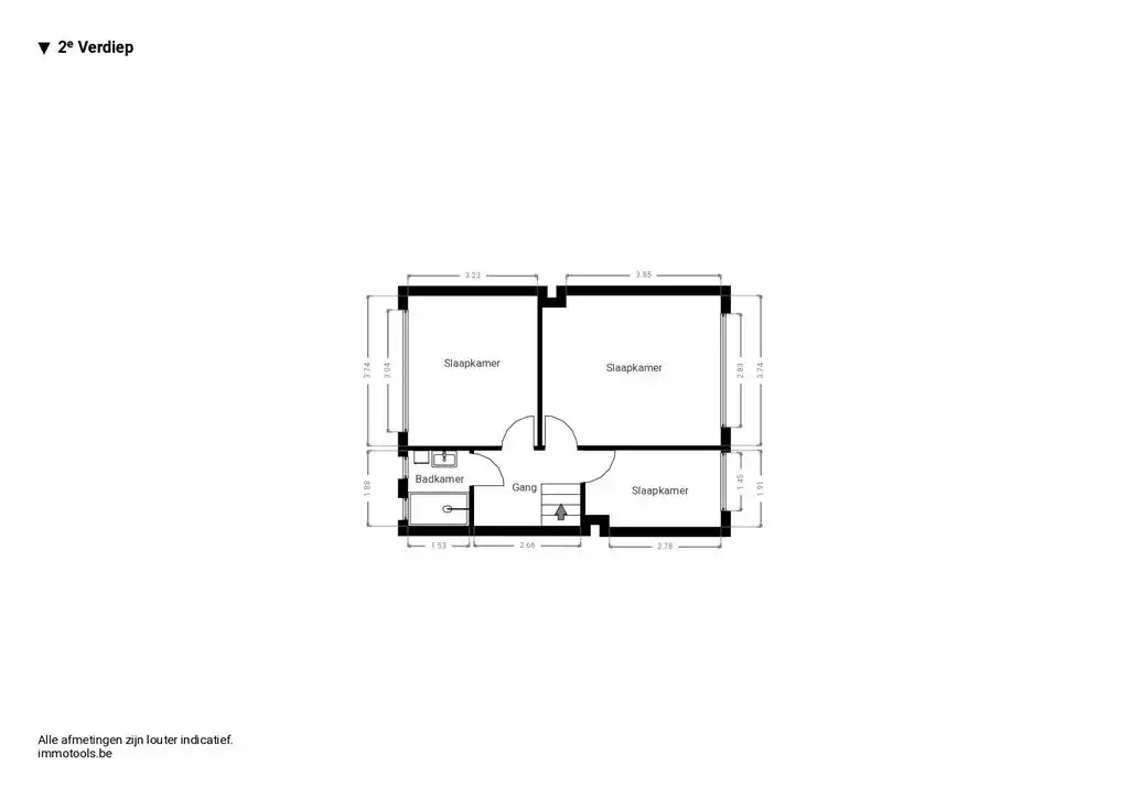 Bel-étage woning met oprit en  ruime tuin foto 13