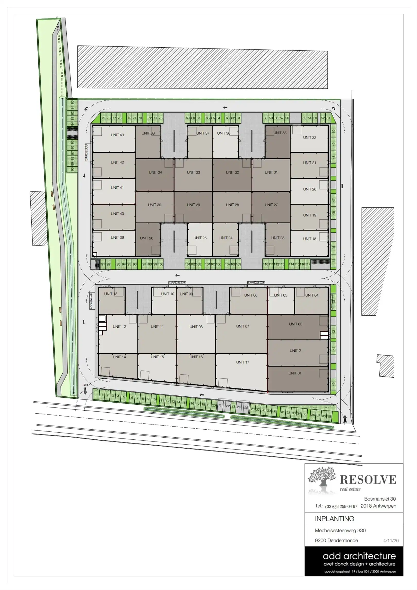 MAGAZIJN (UNIT 15) MET 5 PARKEERPLAATSEN TE DENDERMONDE foto 13