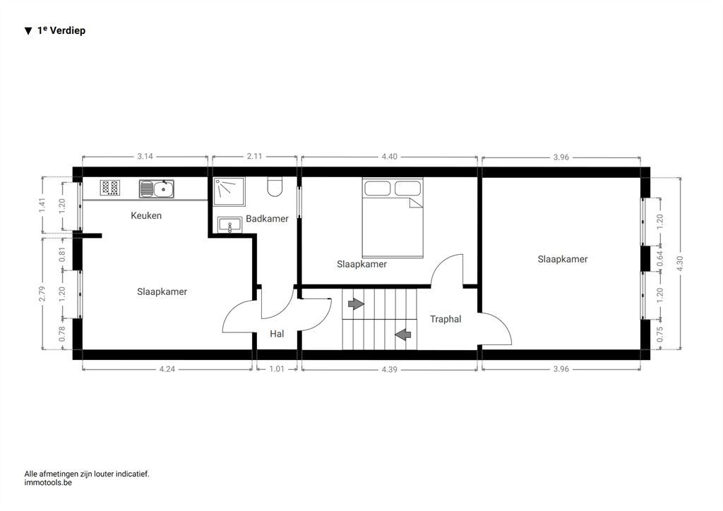 Ruime charmante woning met 5 slaapkamers en 2 badkamers  foto 16