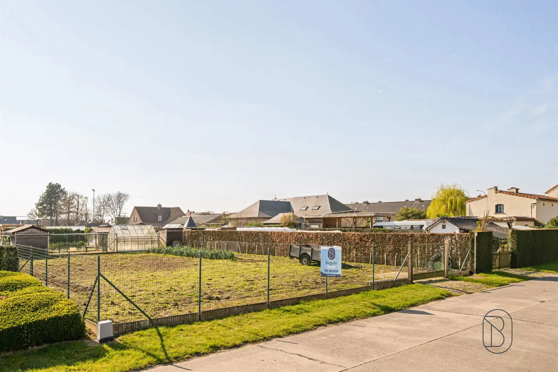 Bouwgrond 756m² voor villa, in Outrijve foto 7
