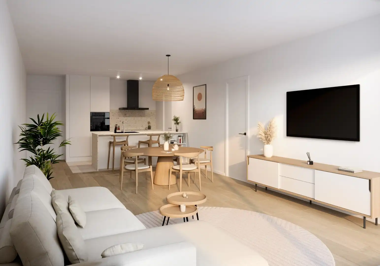 Compact 1-slpk app. met terras aan binnentuin foto {{pictureIndex}}