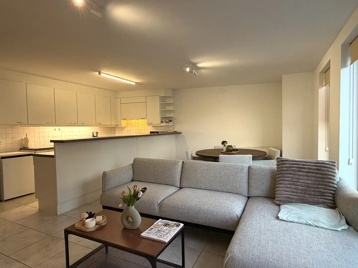 Lichtrijk, heel gezellig appartement met één slaapkamer en terras! foto 3