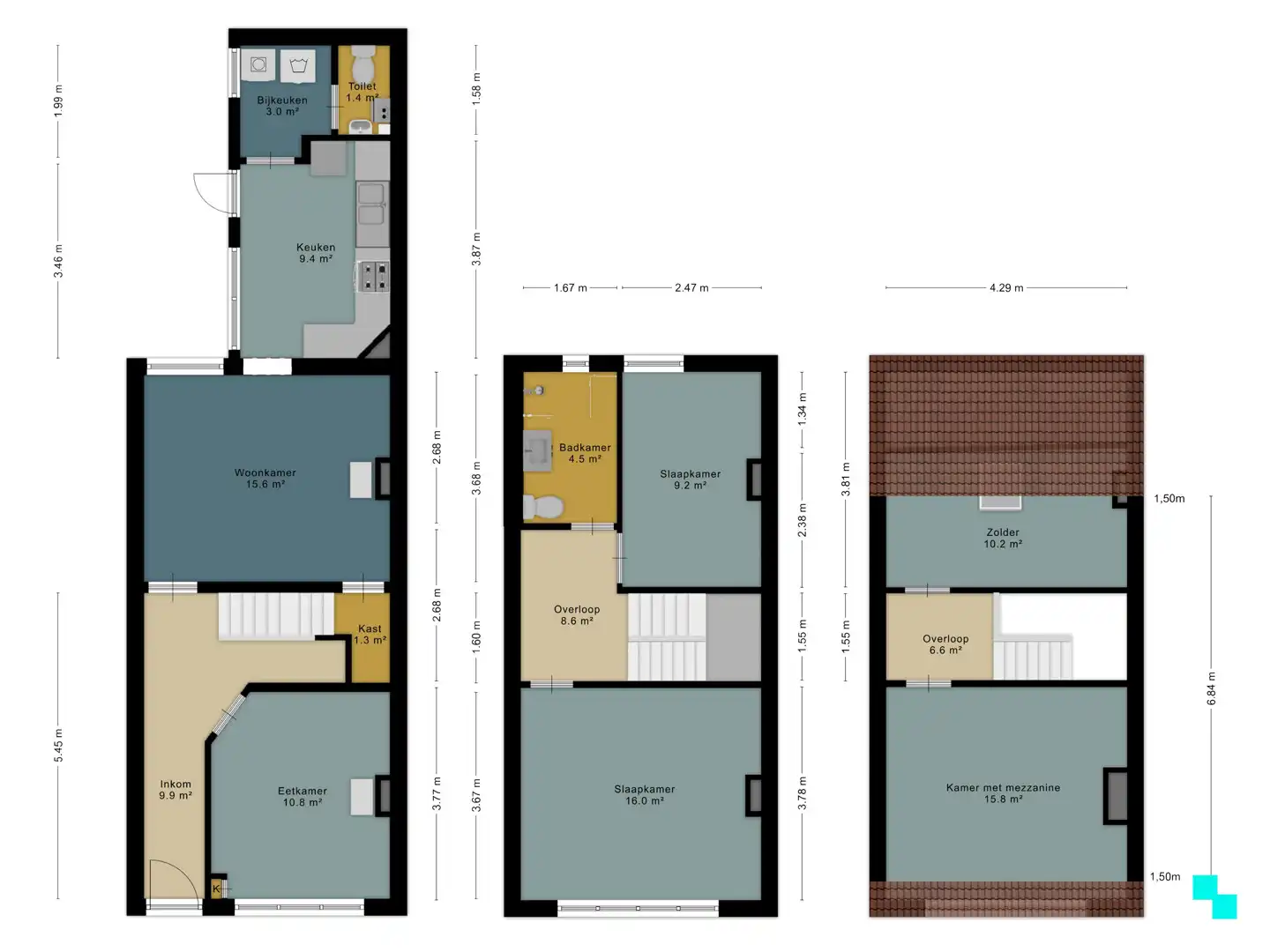 Charmante rijwoning met gezellige tuin te Gentbrugge foto 31