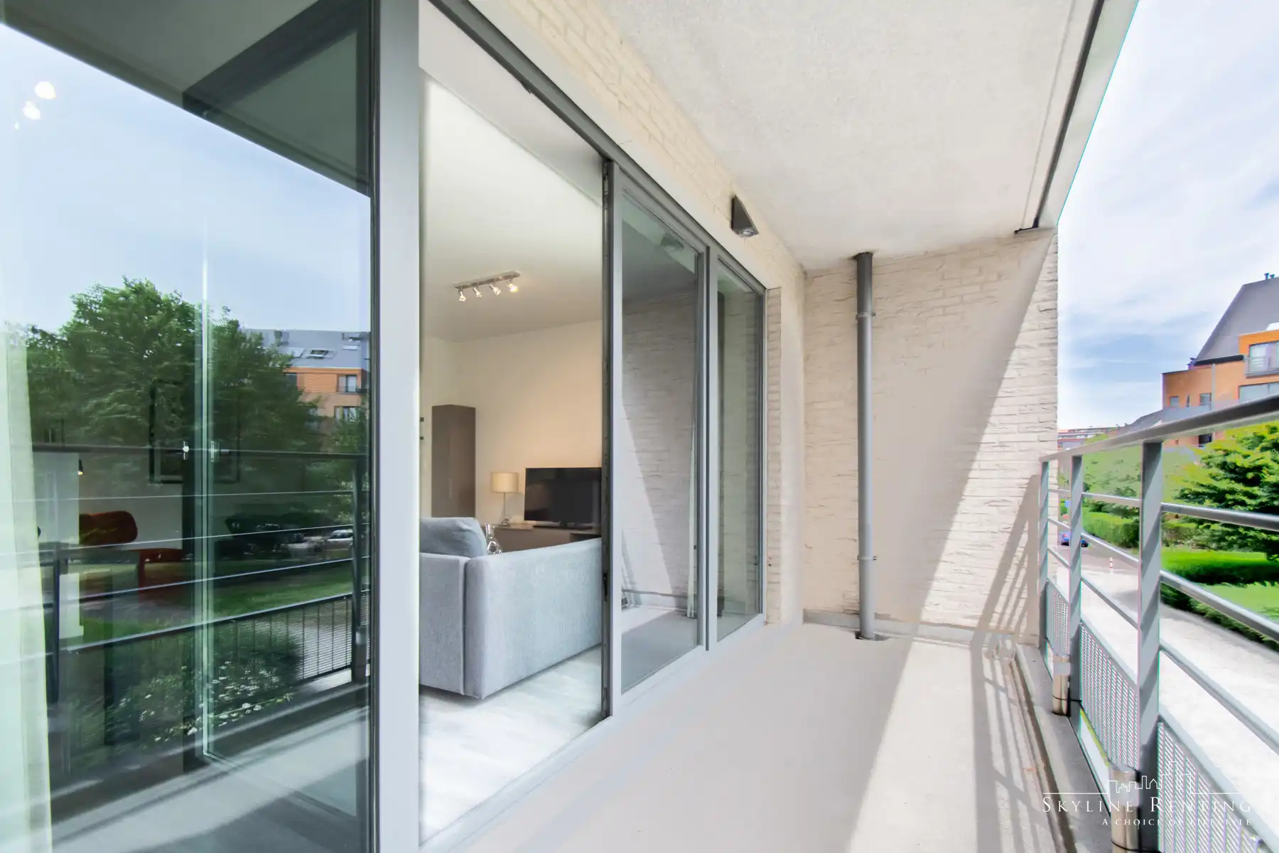 Prachtig gemeubileerd appartement - 1 kamer met terras.  foto 7