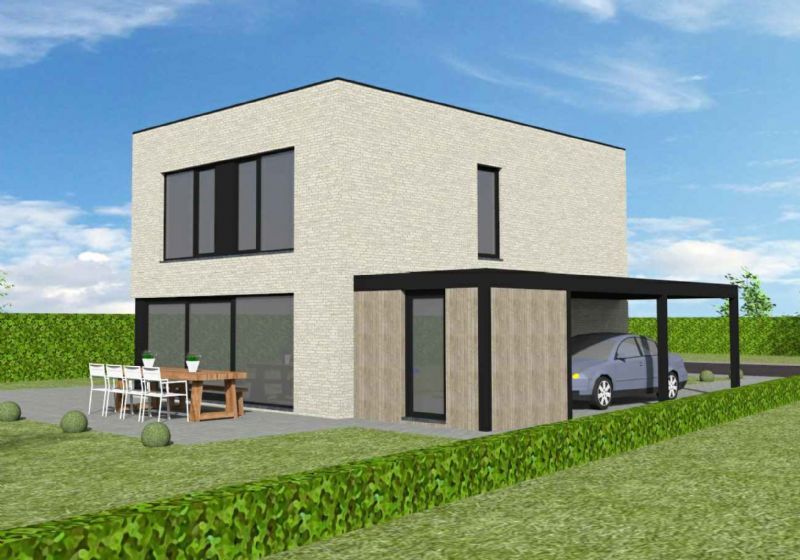 Nieuw te bouwen alleenstaande woning te Beveren-Leie. foto 2