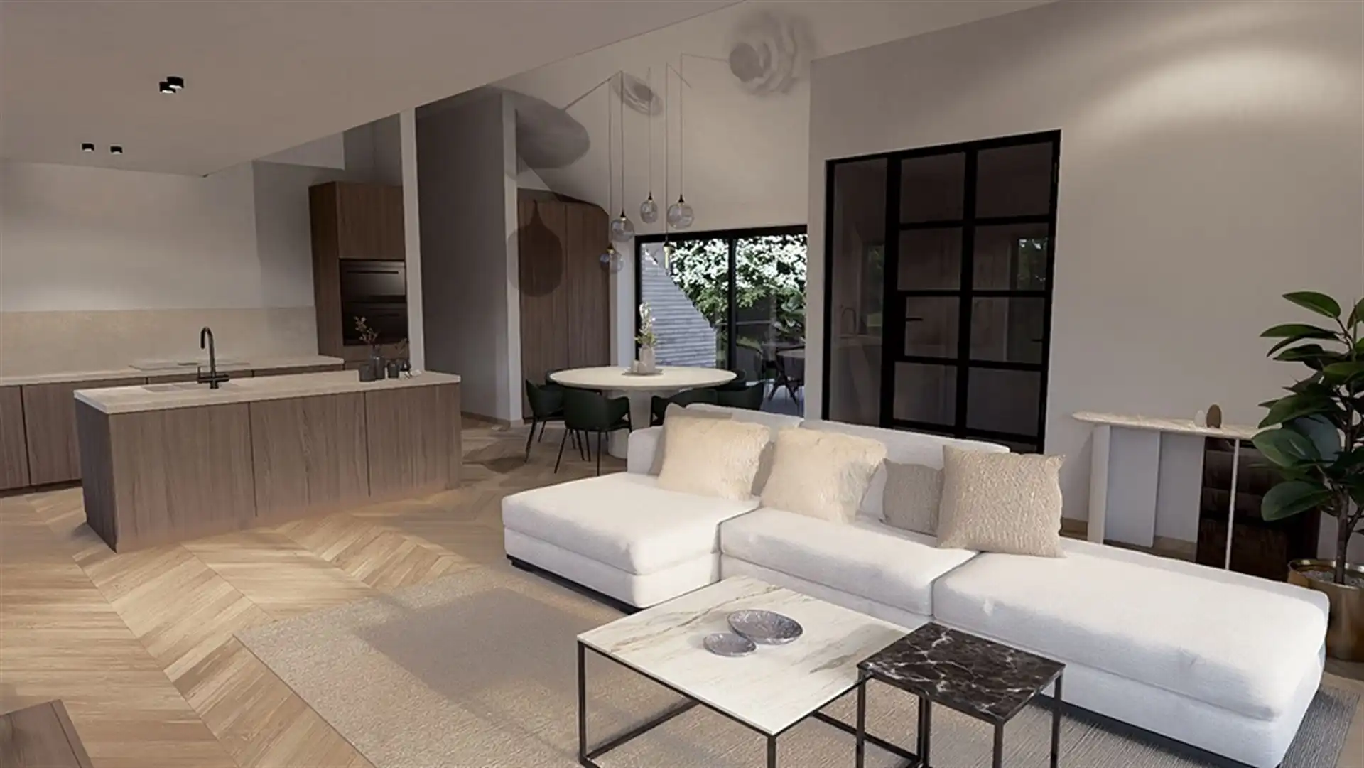 Uniek nieuwbouwapp. ±155 m² 1ste verdiep met 2 terrassen foto 2