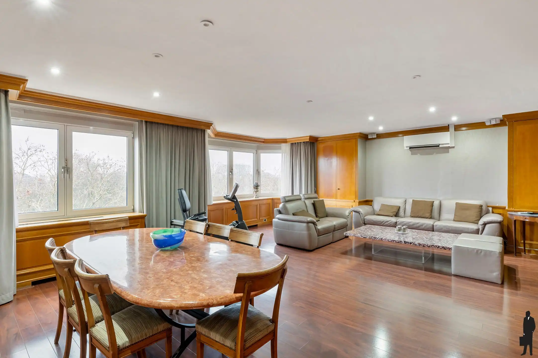 Uitzonderlijk penthouse (400 m²)  zicht op het Stadspark. foto 4