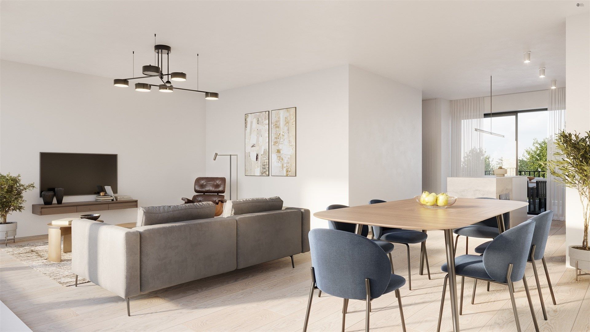 Zuid gericht 2 slaapkamer appartement op de eerste verdieping foto {{pictureIndex}}