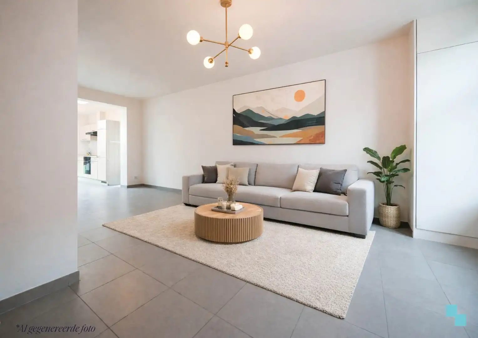 Instapklare woning met twee slaapkamers nabij centrum Izegem foto 3